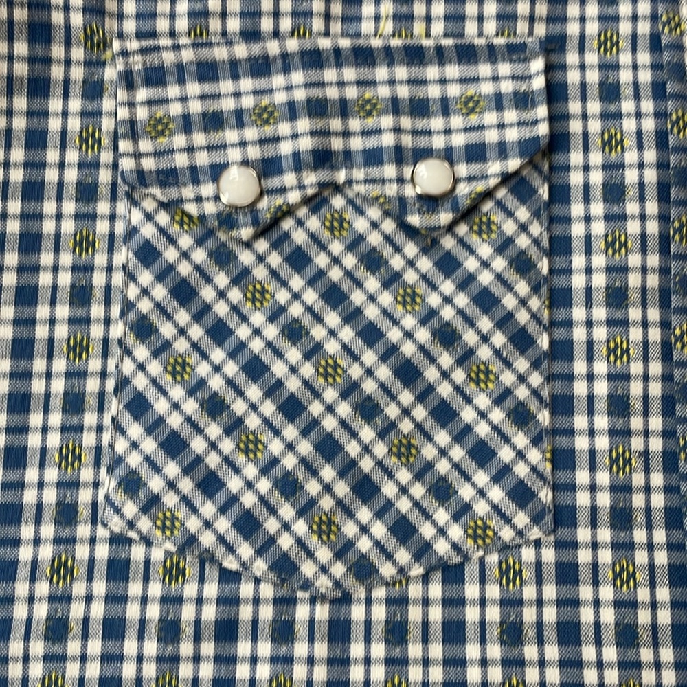 Vintage Western Shirt - Snap Buttons